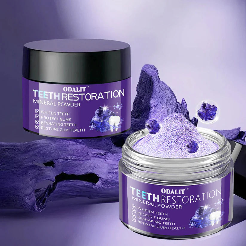 🎁🦷Flash Sale - Don’t Miss Out - ODALIT™ TeethRestoration Mineral Powder🦷(ADA recommended)👩⚕️(Treats periodontitis and mouth ulcers, prevents tooth loss, and repairs gum recession)