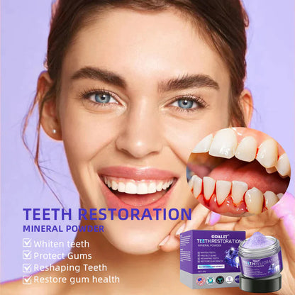🎁🦷Flash Sale - Don’t Miss Out - ODALIT™ TeethRestoration Mineral Powder🦷(ADA recommended)👩‍⚕️(Treats periodontitis and mouth ulcers, prevents tooth loss, and repairs gum recession)