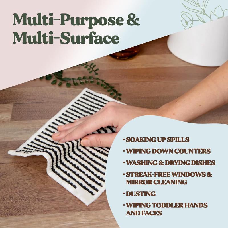 Swedish Dishcloths for Kitchen & Cleaning | 5 Pack🧼