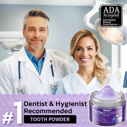 🎁🦷Flash Sale - Don’t Miss Out - ODALIT™ TeethRestoration Mineral Powder🦷(ADA recommended)👩‍⚕️(Treats periodontitis and mouth ulcers, prevents tooth loss, and repairs gum recession)