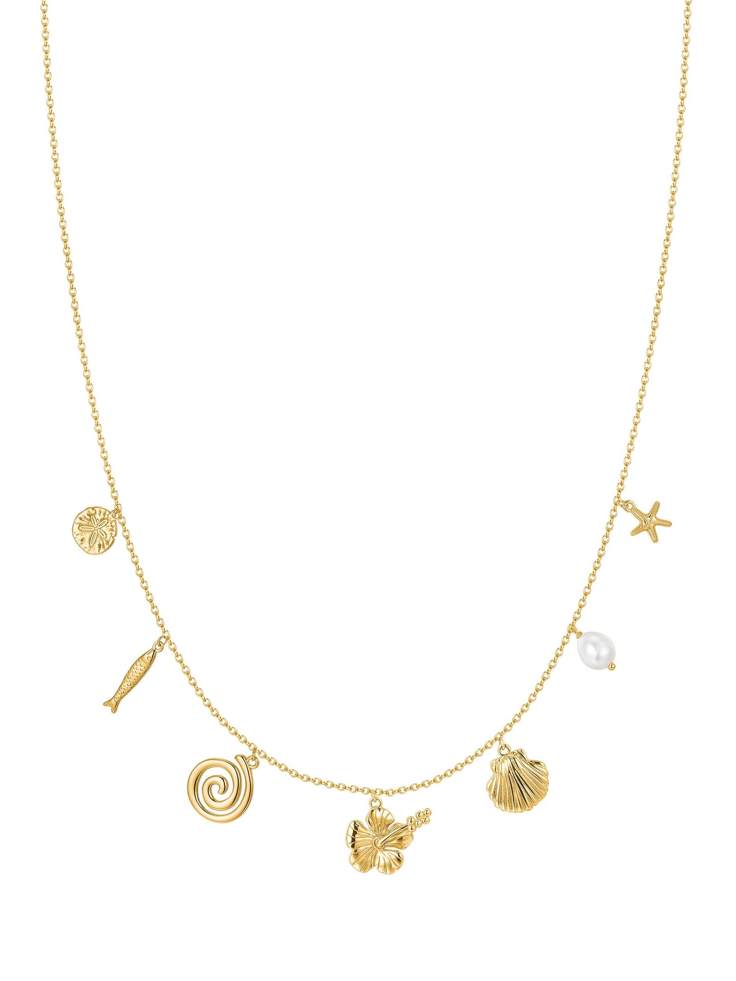 Ocean Archives Necklace in 18k Gold Vermeil