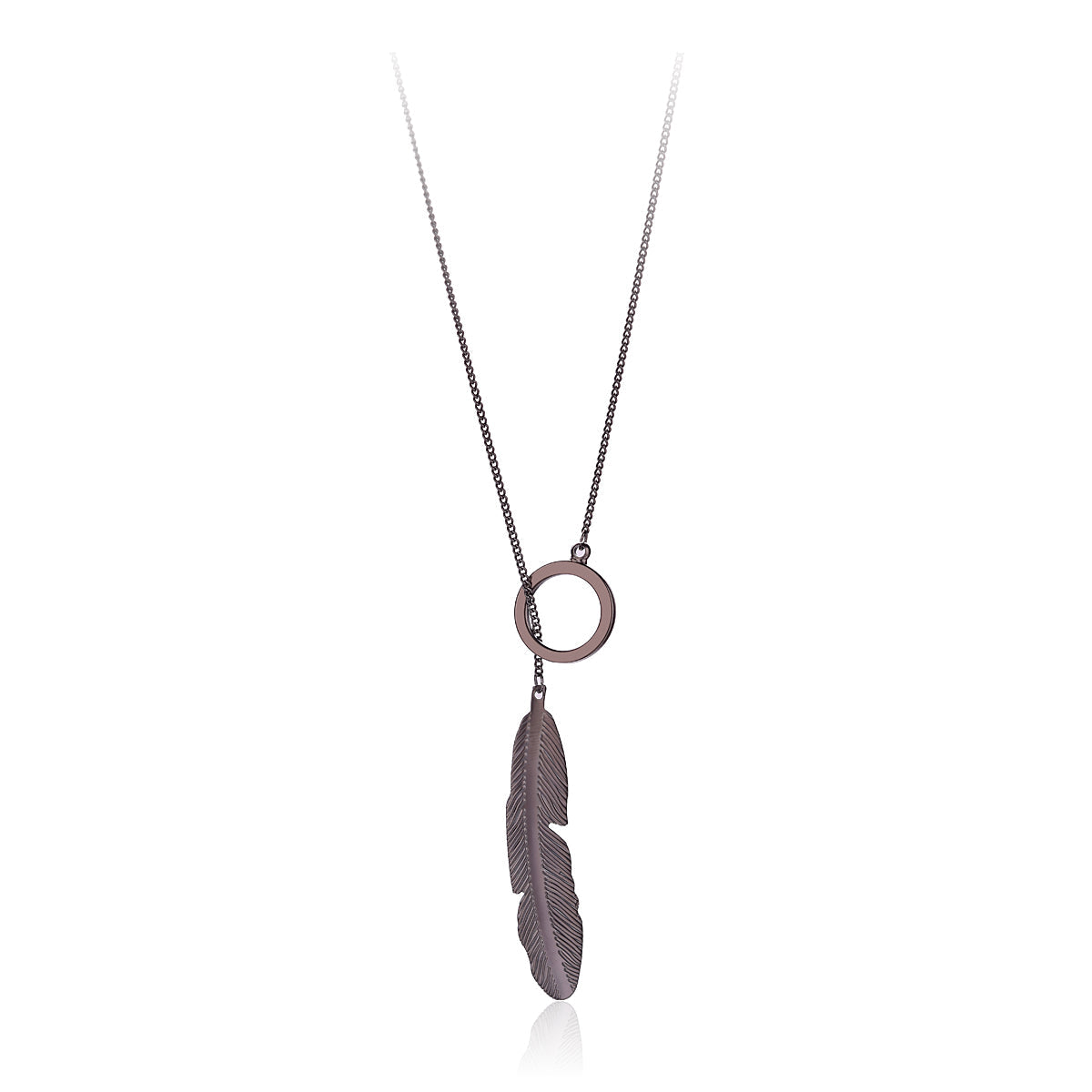Feather Pendant Necklace