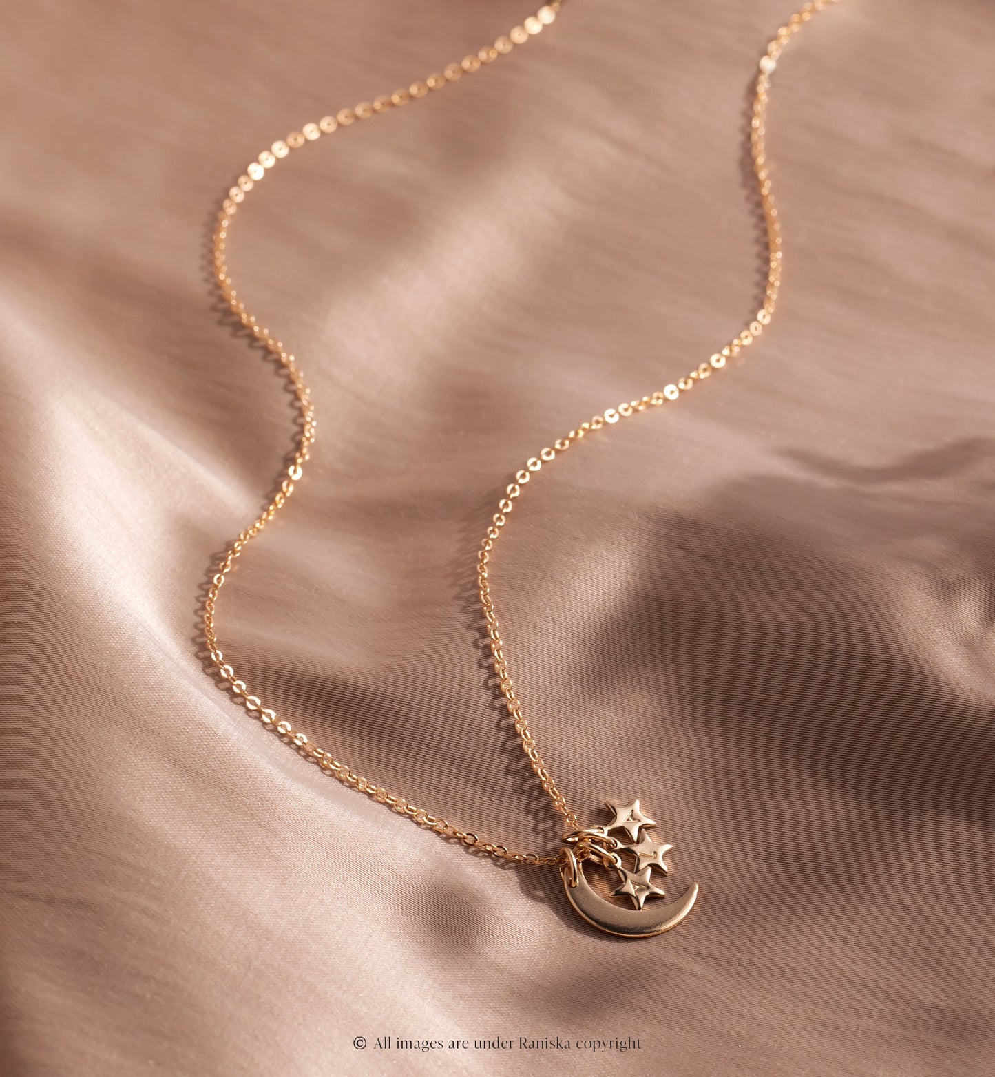 Sky Moon & Stars Necklace