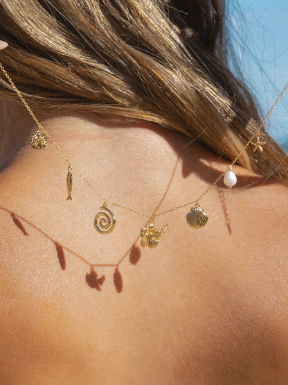 Ocean Archives Necklace in 18k Gold Vermeil