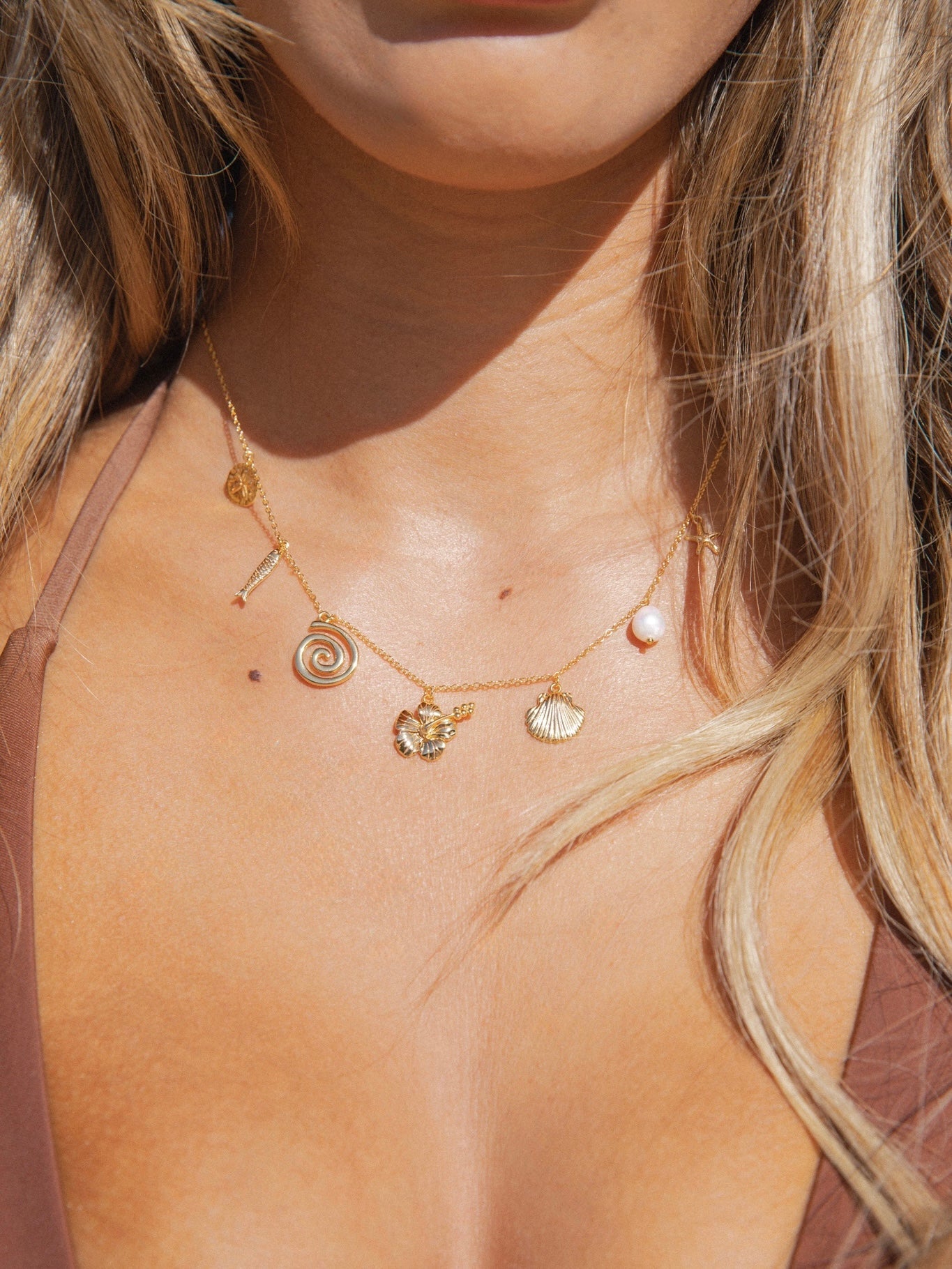 Ocean Archives Necklace in 18k Gold Vermeil