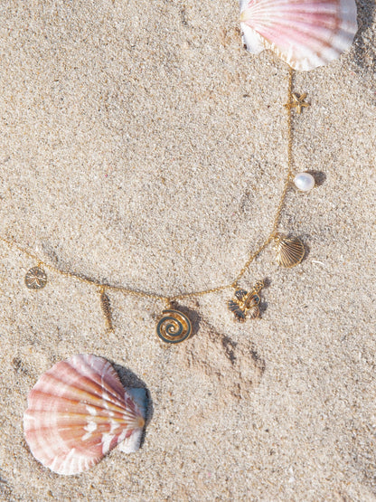 Ocean Archives Necklace in 18k Gold Vermeil