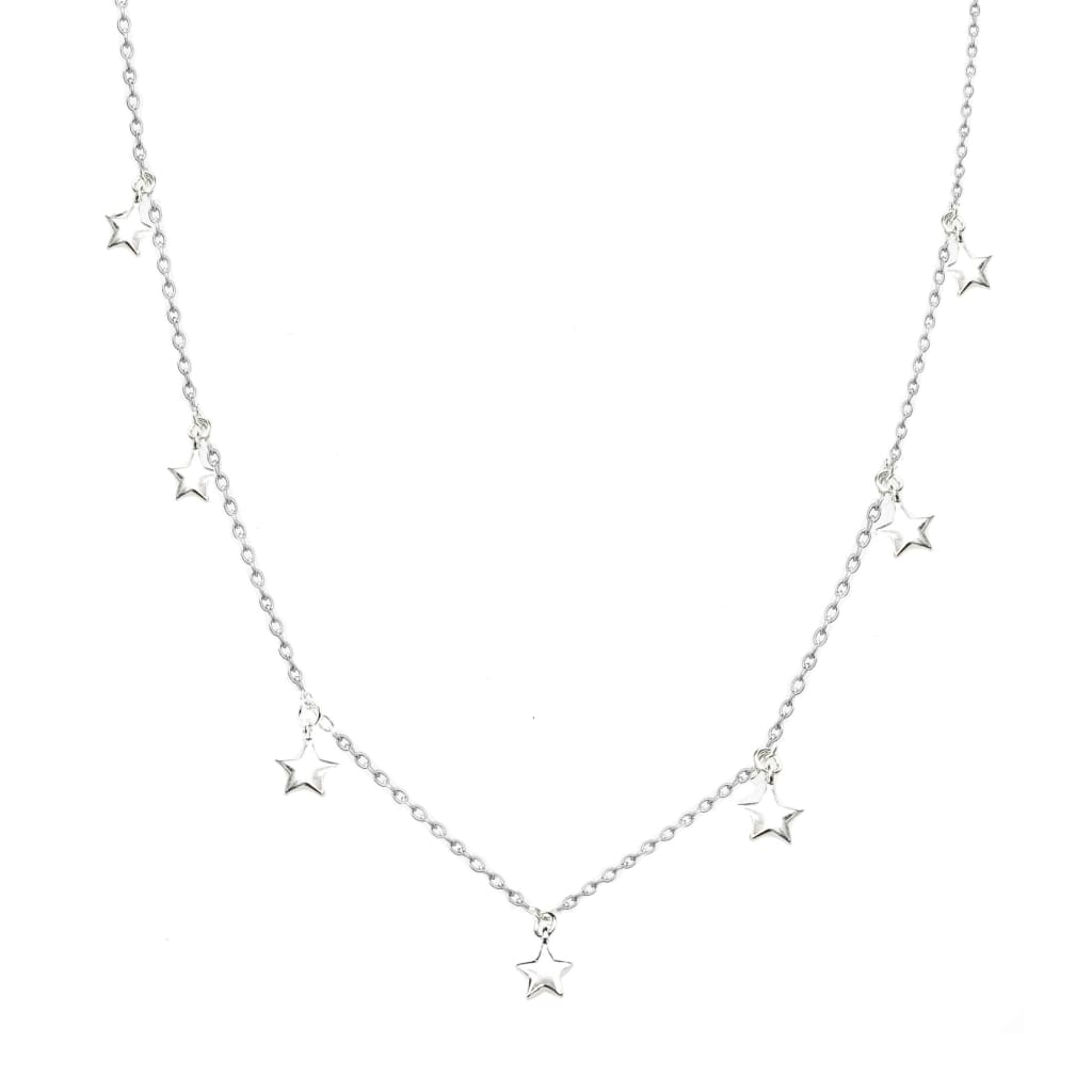 Falling Stars II Dainty Necklace