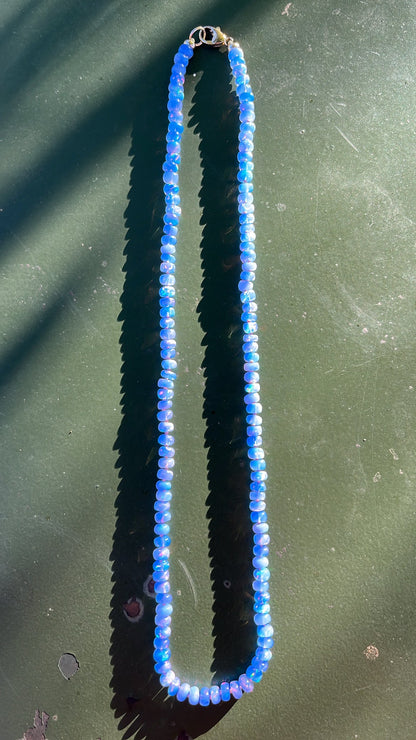 NEON OPAL NECKLACE-LILAC