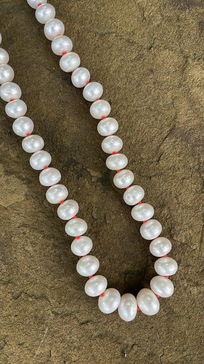 PEARL & HEISHI TURQUOISE NECKLACE